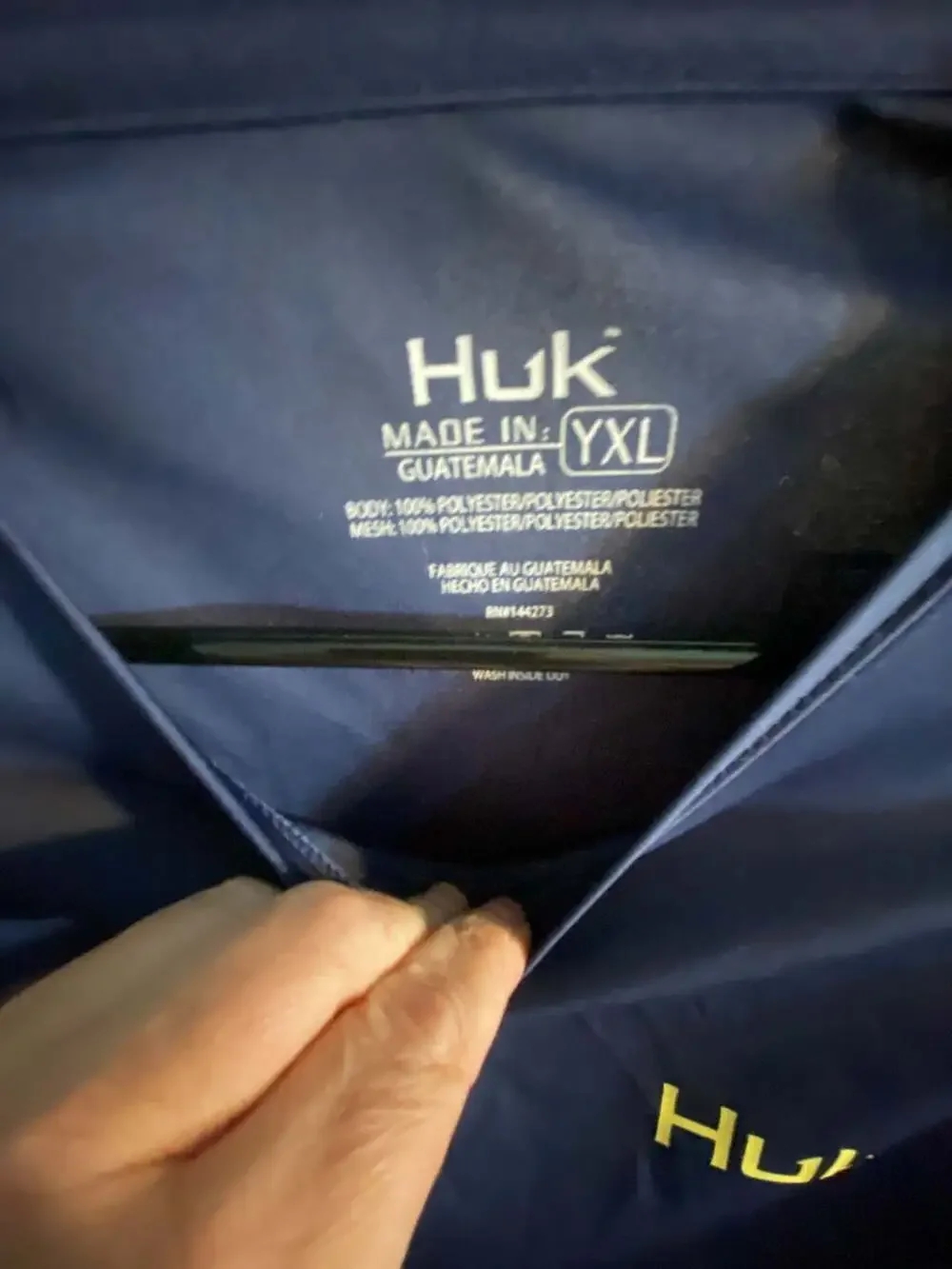 Huk Pursuit Performance Long Sleeve Fishing Shirt Youth Size YXL